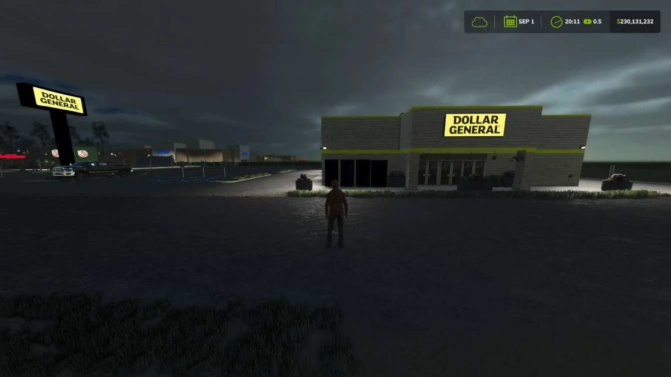 FS25 Dollar General v1.0 Objects Mod FS25 Mod Free Download