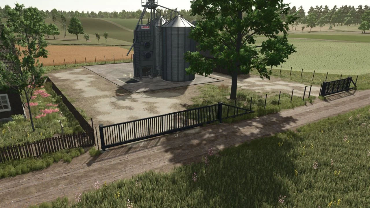 FS25 Double Rod Mat Fence Pack V1.0 Objects Mod FS25 Mod Free Download