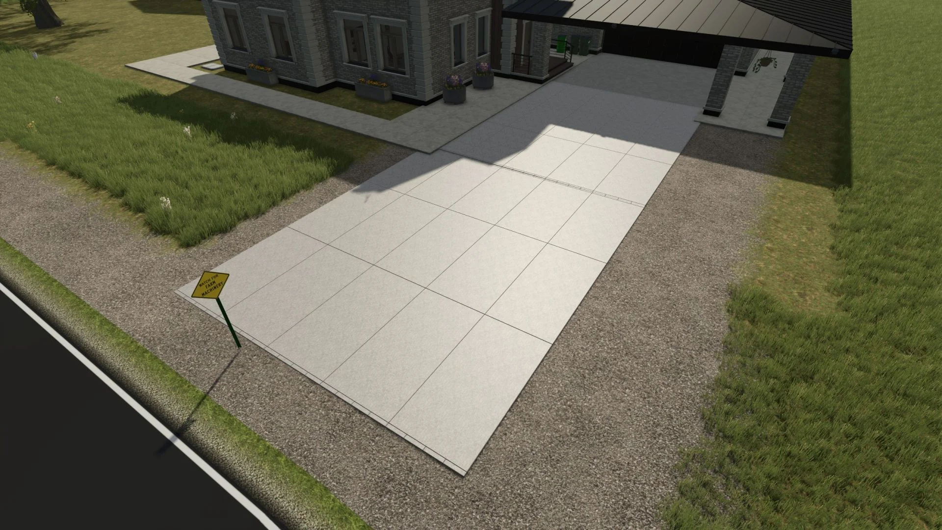 FS25 Driveway Pack V1.0 Objects Mod FS25 Mod Free Download