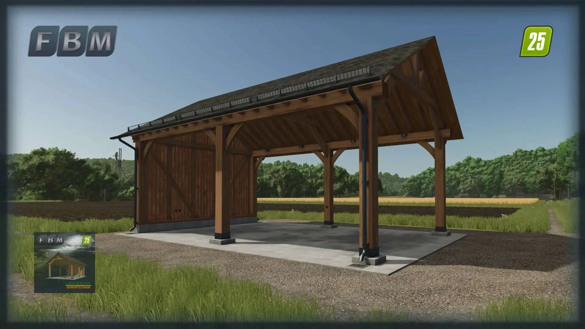 FS25 Eichenhof Trailerport v1.0 Objects Mod FS25 Mod Free Download