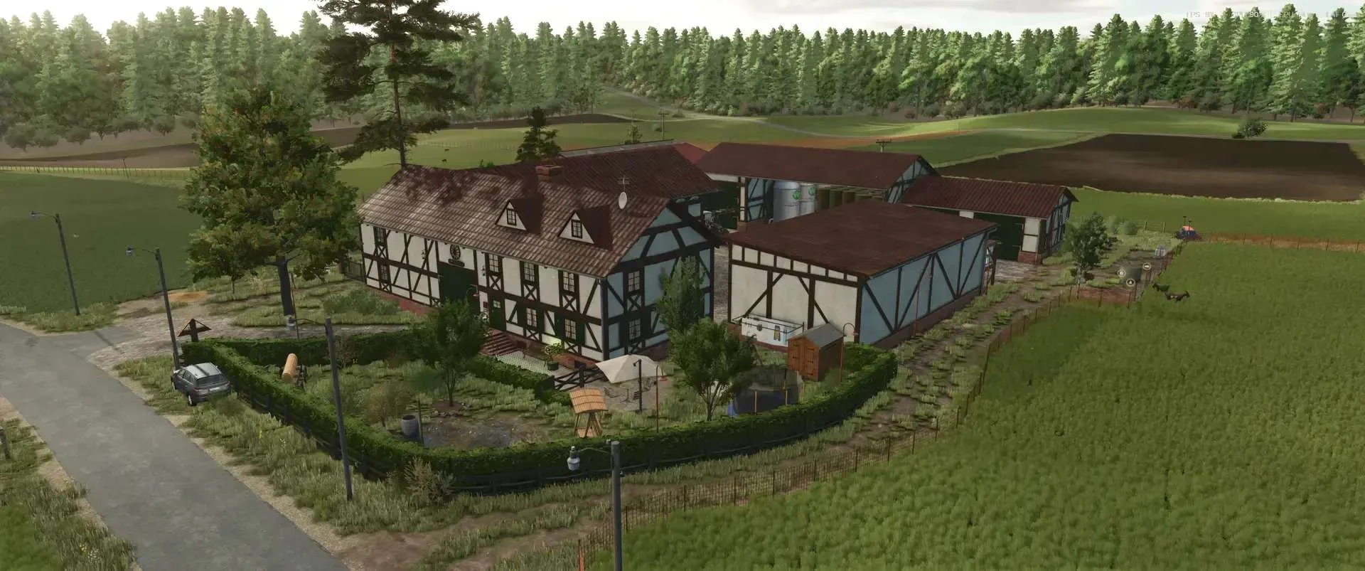 FS25 Eifel Half Timbered Pack v1.0.3 Objects Mod FS25 Mod Free Download