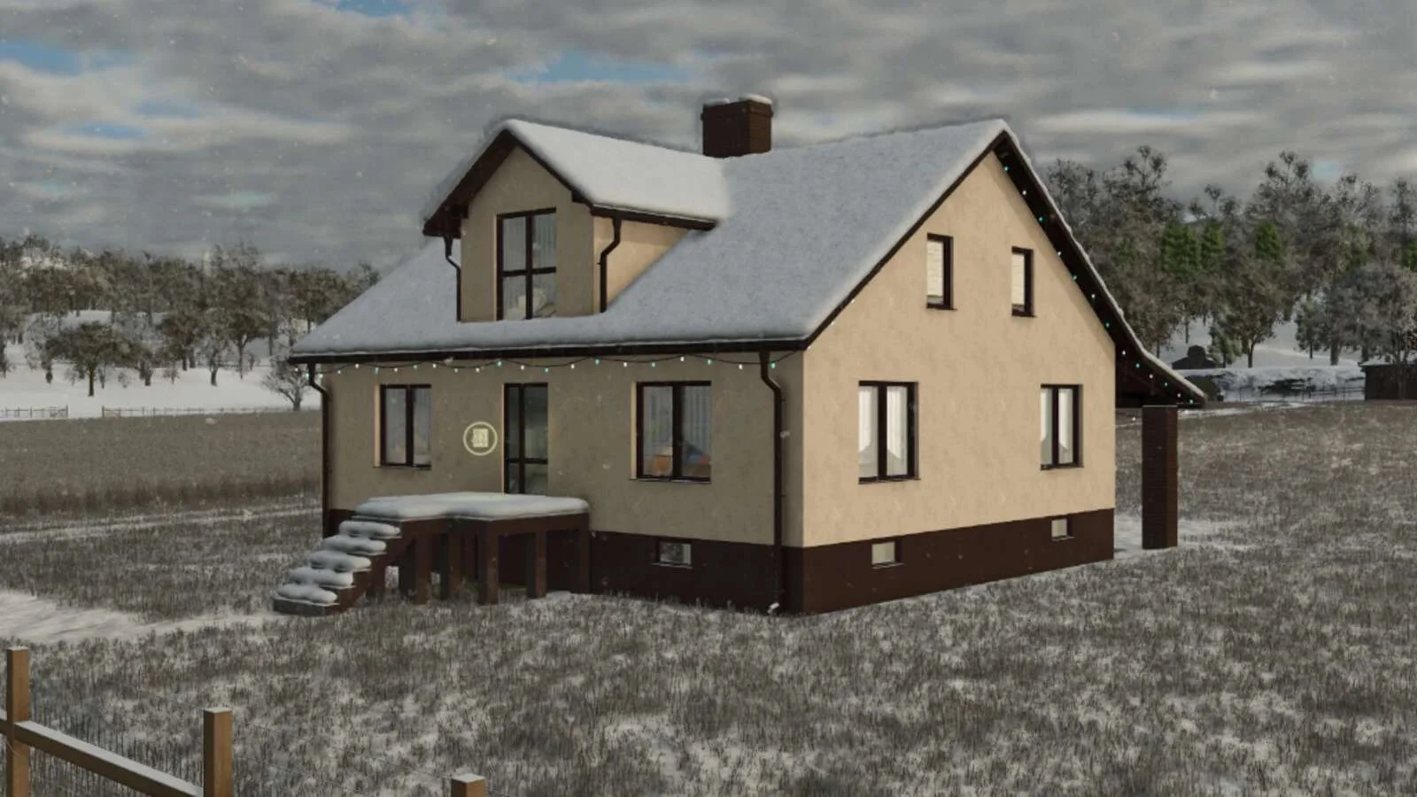 FS25 Elegant House v1.0 Objects Mod FS25 Mod Free Download