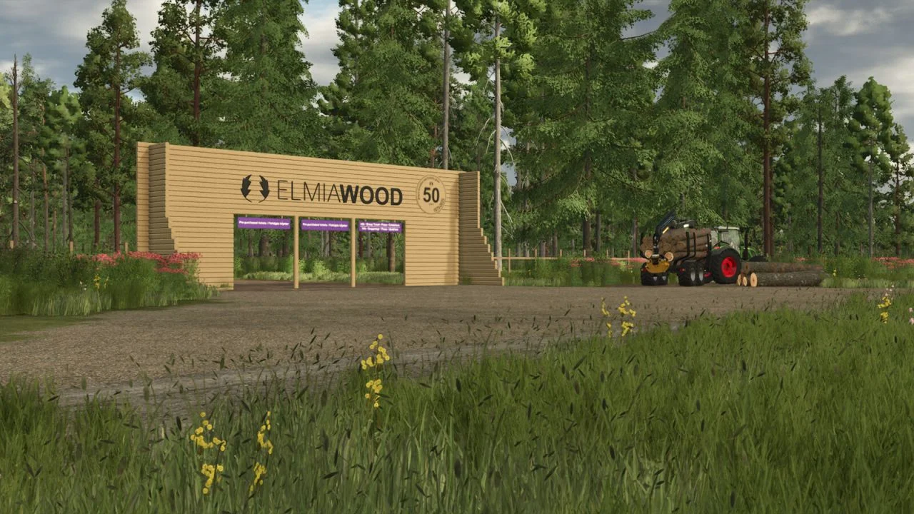 FS25 Elmia Wood 2025 Entrance V1.0 Objects Mod FS25 Mod Free Download