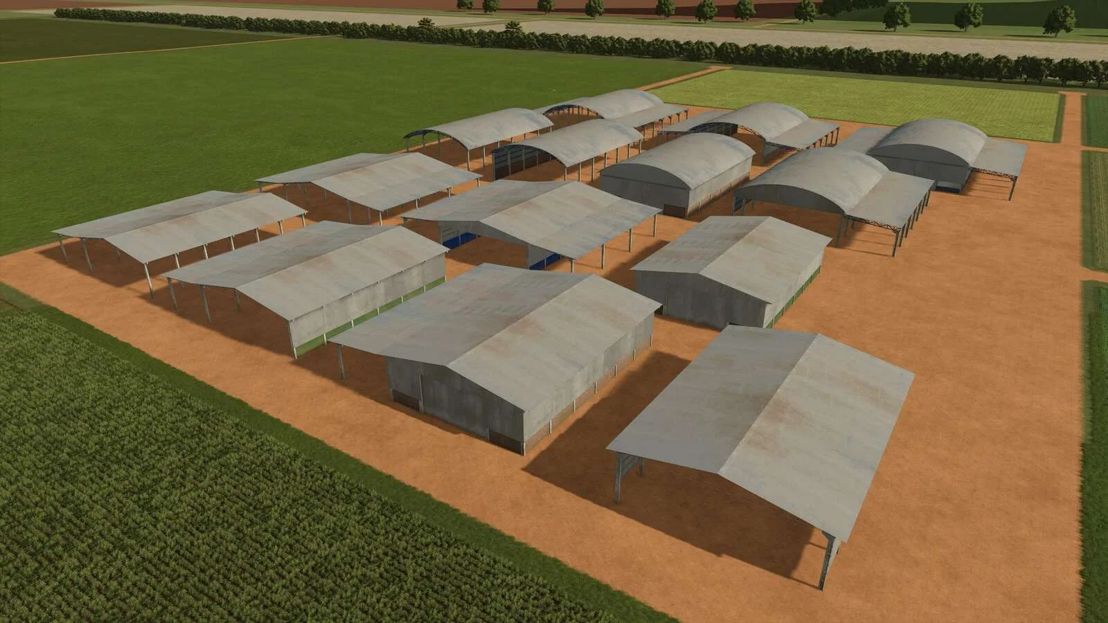FS25 ESC Sheds v1.0 Objects Mod FS25 Mod Free Download