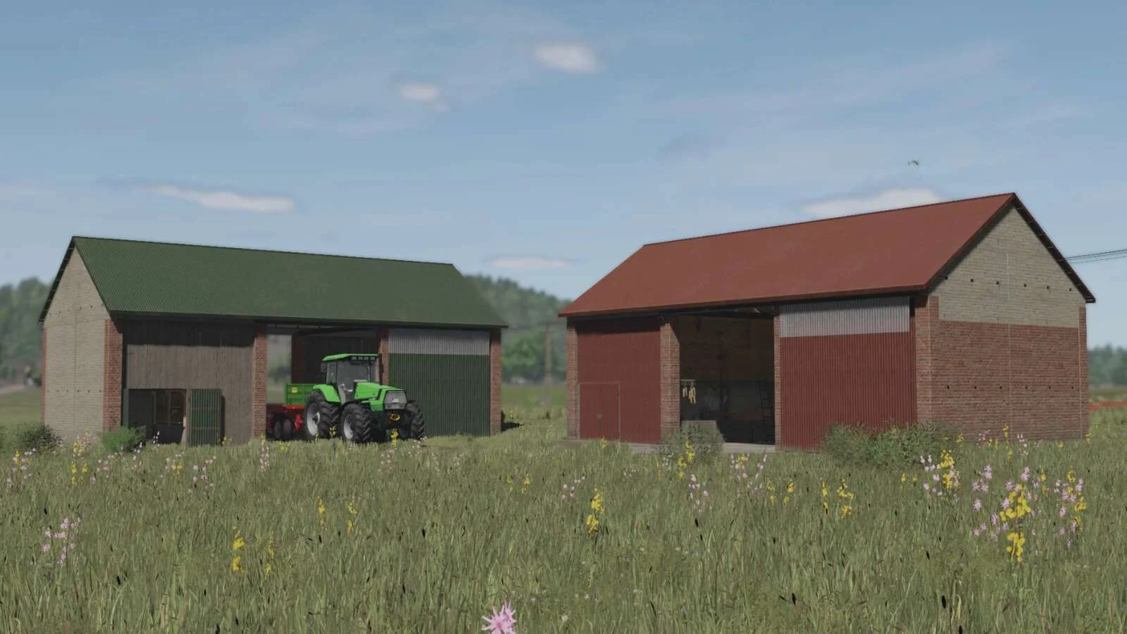 FS25 Farm Buildings Set v1.0 Objects Mod FS25 Mod Free Download