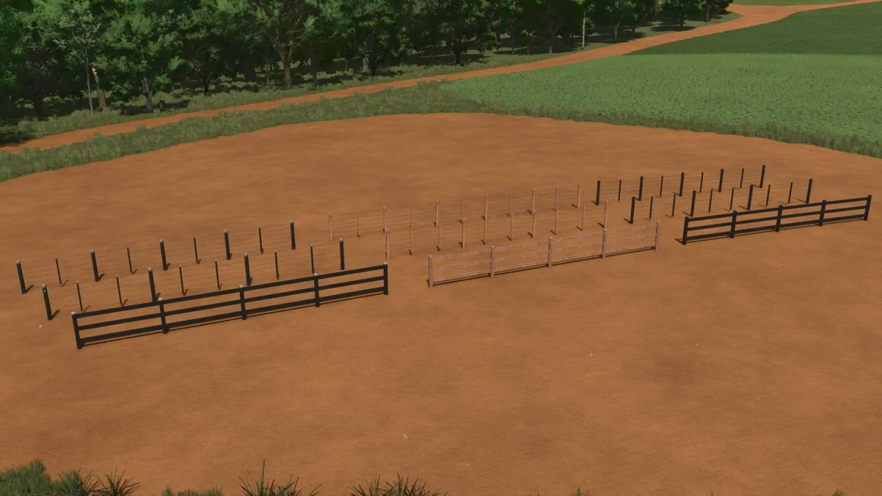 FS25 Farm Fences Pack Br V1.0 Objects Mod FS25 Mod Free Download