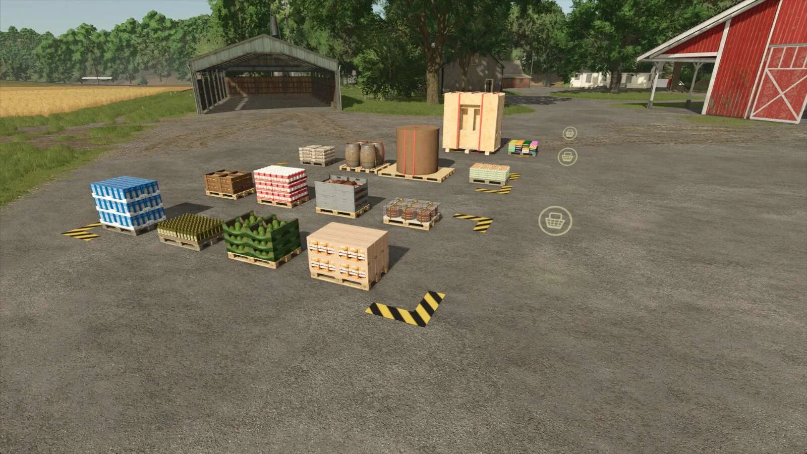 FS25 Farm Pallet Shop v1.0 Objects Mod FS25 Mod Free Download