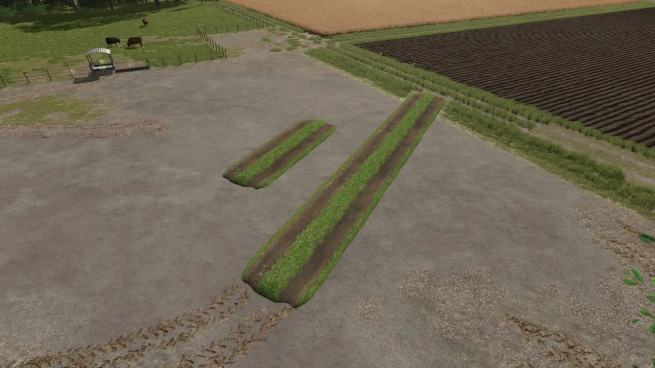 FS25 Farm Road V1.0 Objects Mod FS25 Mod Free Download