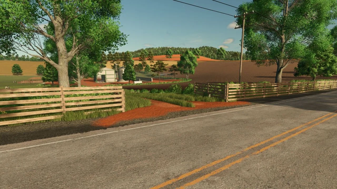 FS25 Fence BR V1.0 Objects Mod FS25 Mod Free Download