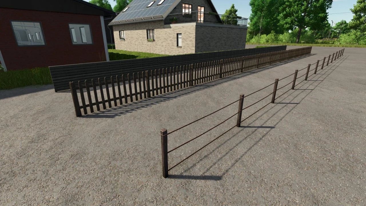 FS25 Fence Pack V1.0 Objects Mod FS25 Mod Free Download