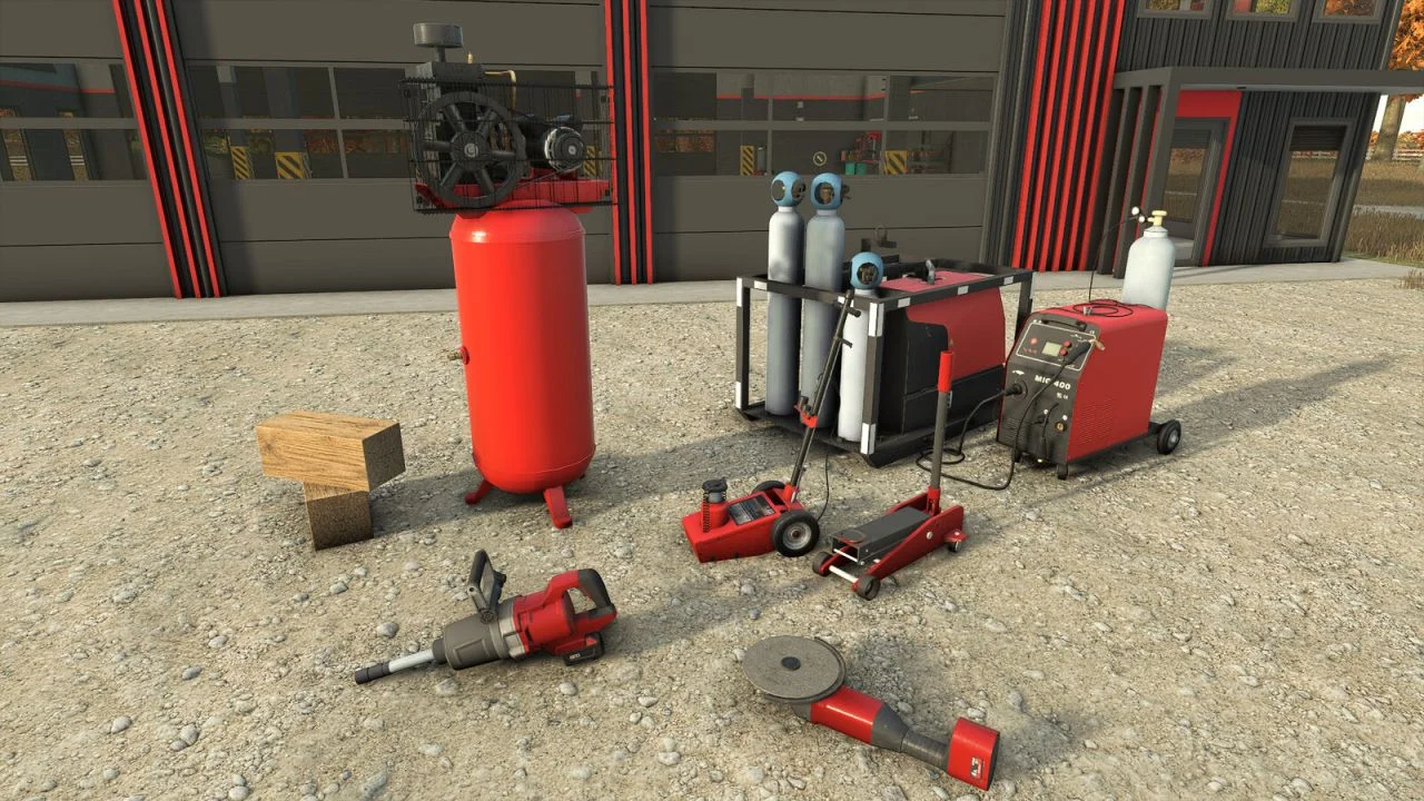 FS25 Field Service Decorations Pack V1.0 Objects Mod FS25 Mod Free Download