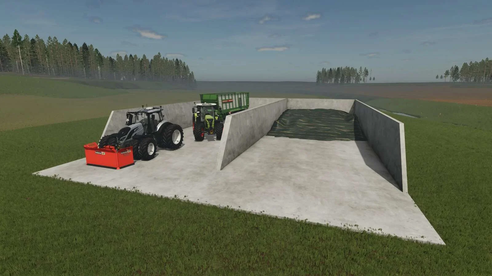 FS25 Finnish Bunker Silo v1.0 Objects Mod FS25 Mod Free Download