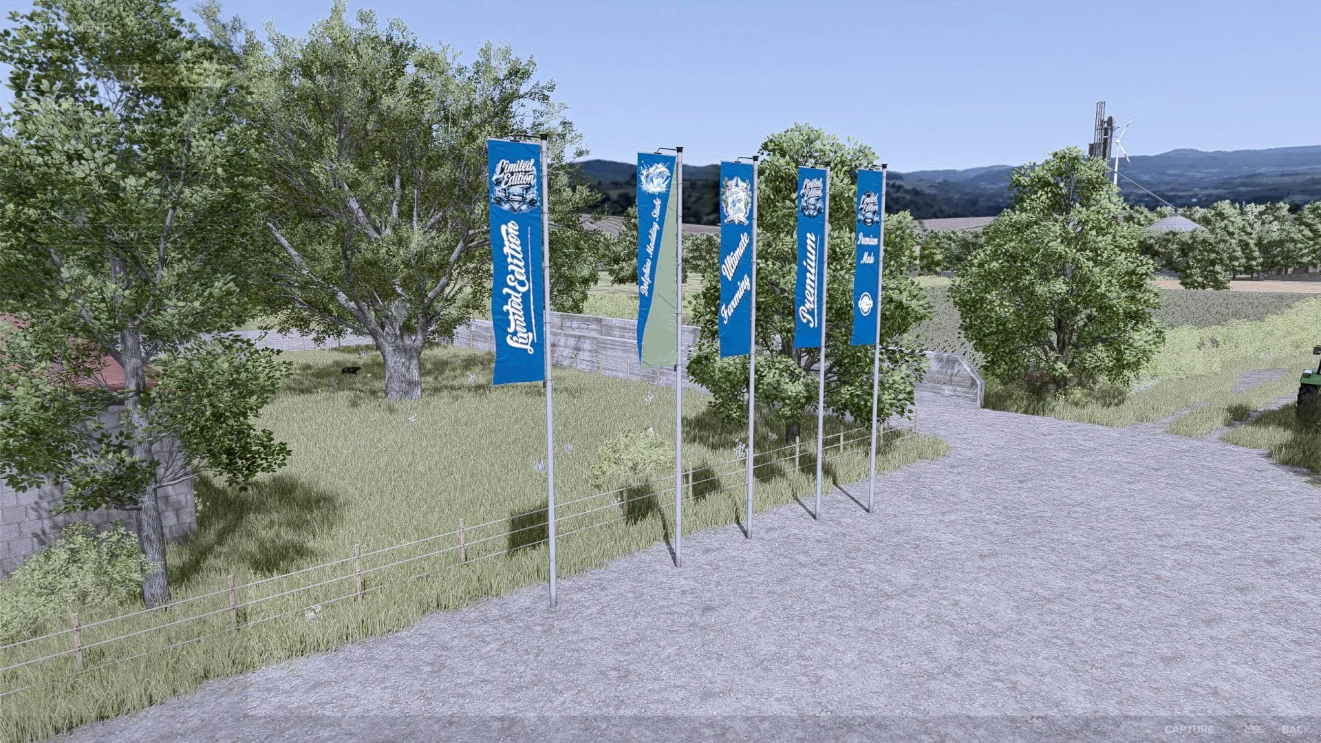 FS25 Flags Pack Limited Edition V1.0 Objects Mod FS25 Mod Free Download