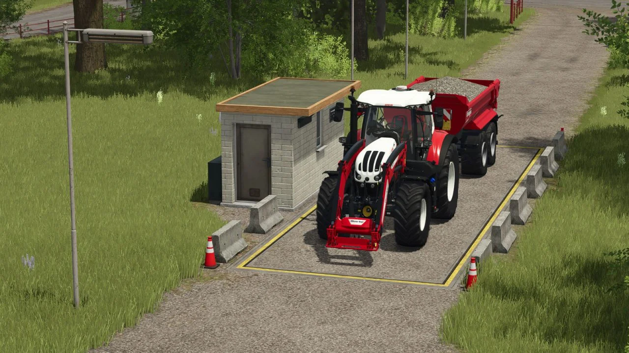 FS25 Floor Plane Weighing Station V1.0.0.2 Objects Mod FS25 Mod Free Download