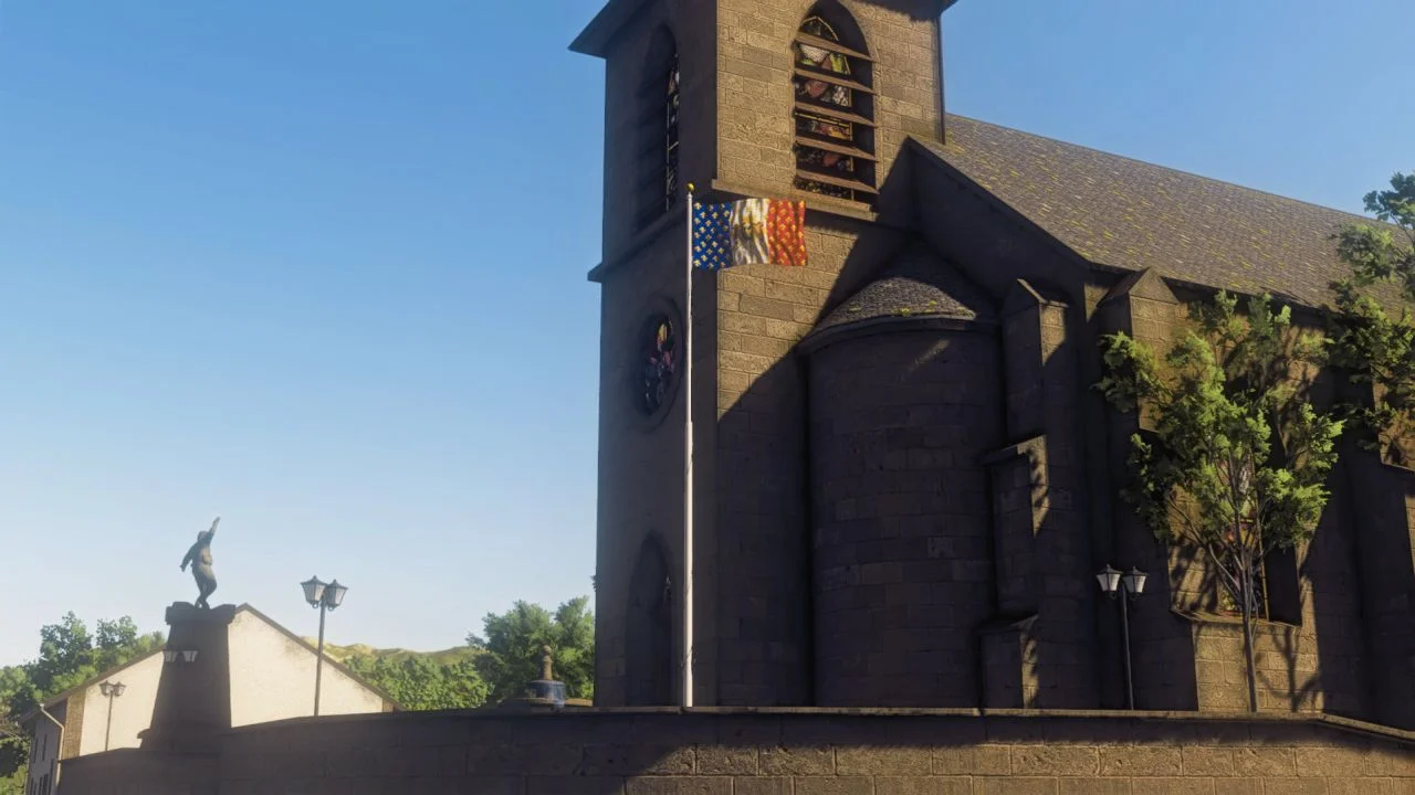 FS25 French Empire Flag V1.0 Objects Mod FS25 Mod Free Download
