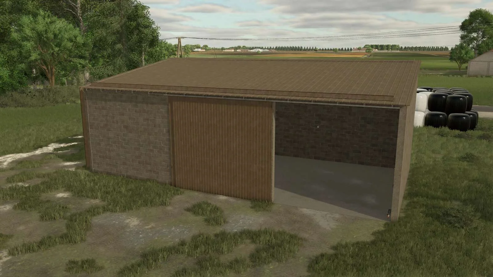 FS25 Garage 16×8 v1.0 Objects Mod FS25 Mod Free Download