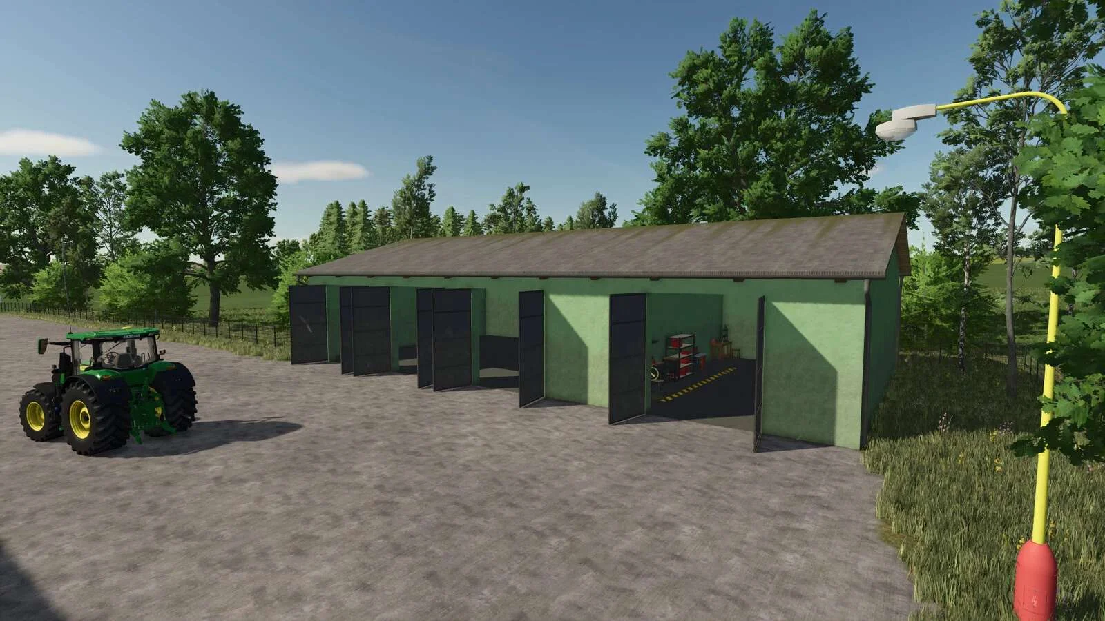 FS25 Garage With Service v1.0 Objects Mod FS25 Mod Free Download