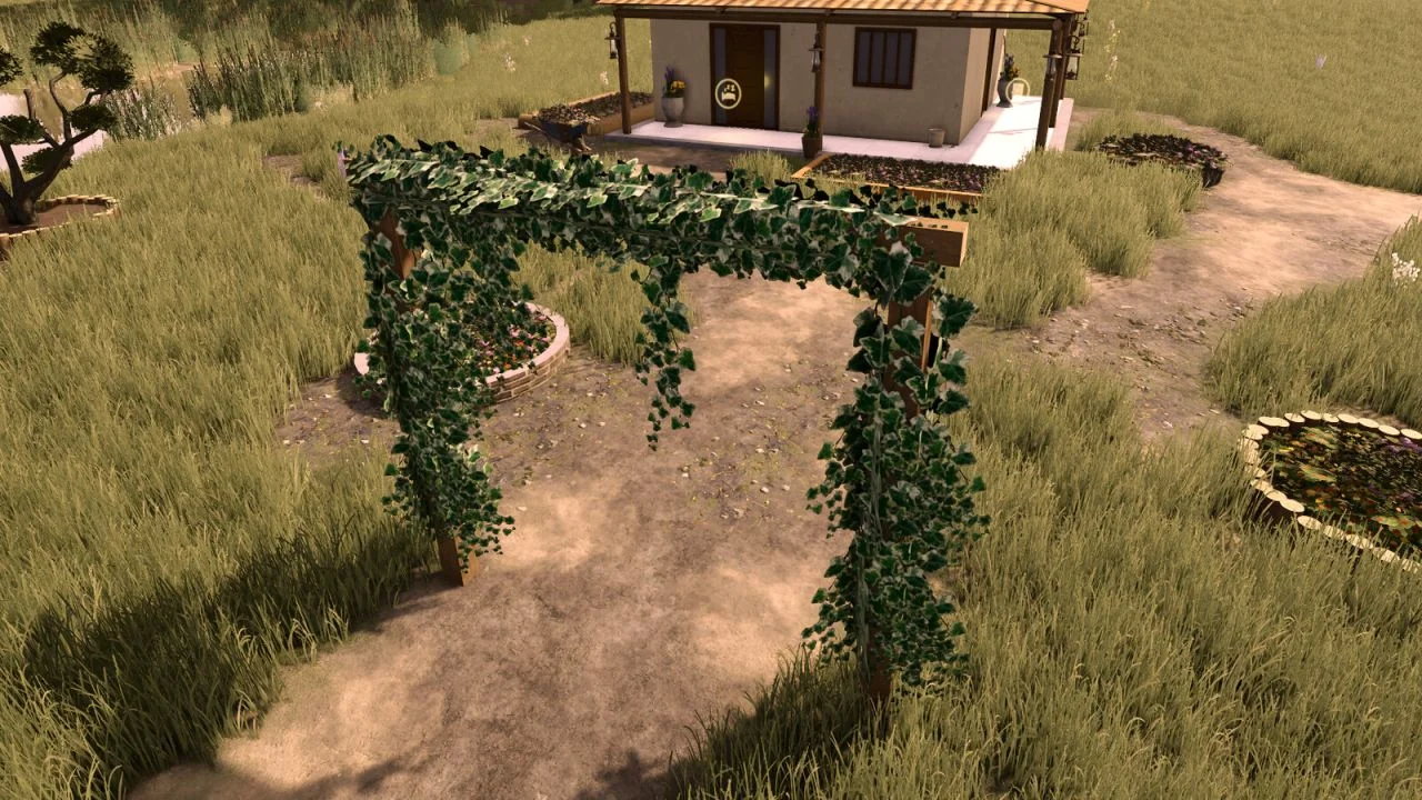 FS25 Garden Decoration V1.0 Objects Mod FS25 Mod Free Download