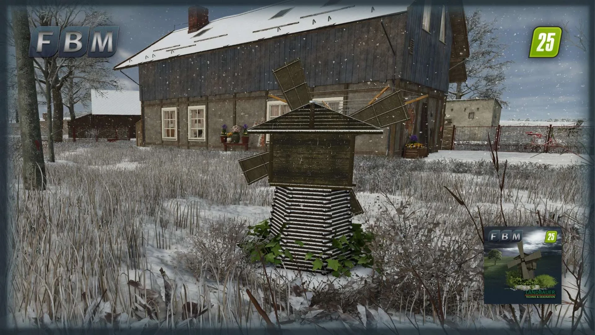 FS25 Garden Mill v1.0 Objects Mod FS25 Mod Free Download