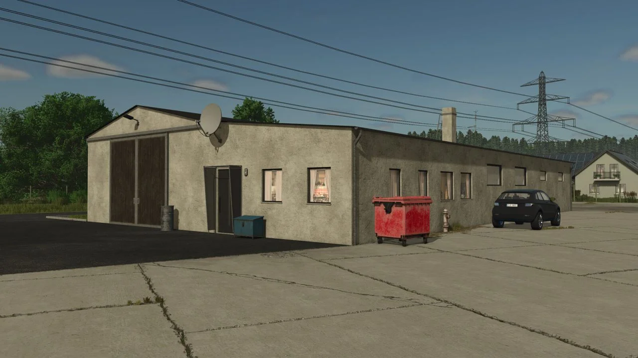 FS25 GDR Socialbuilding Big V1.0 Objects Mod FS25 Mod Free Download