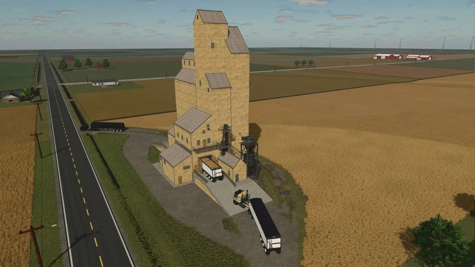 FS25 Grain Elevator v1.0 Objects Mod FS25 Mod Free Download