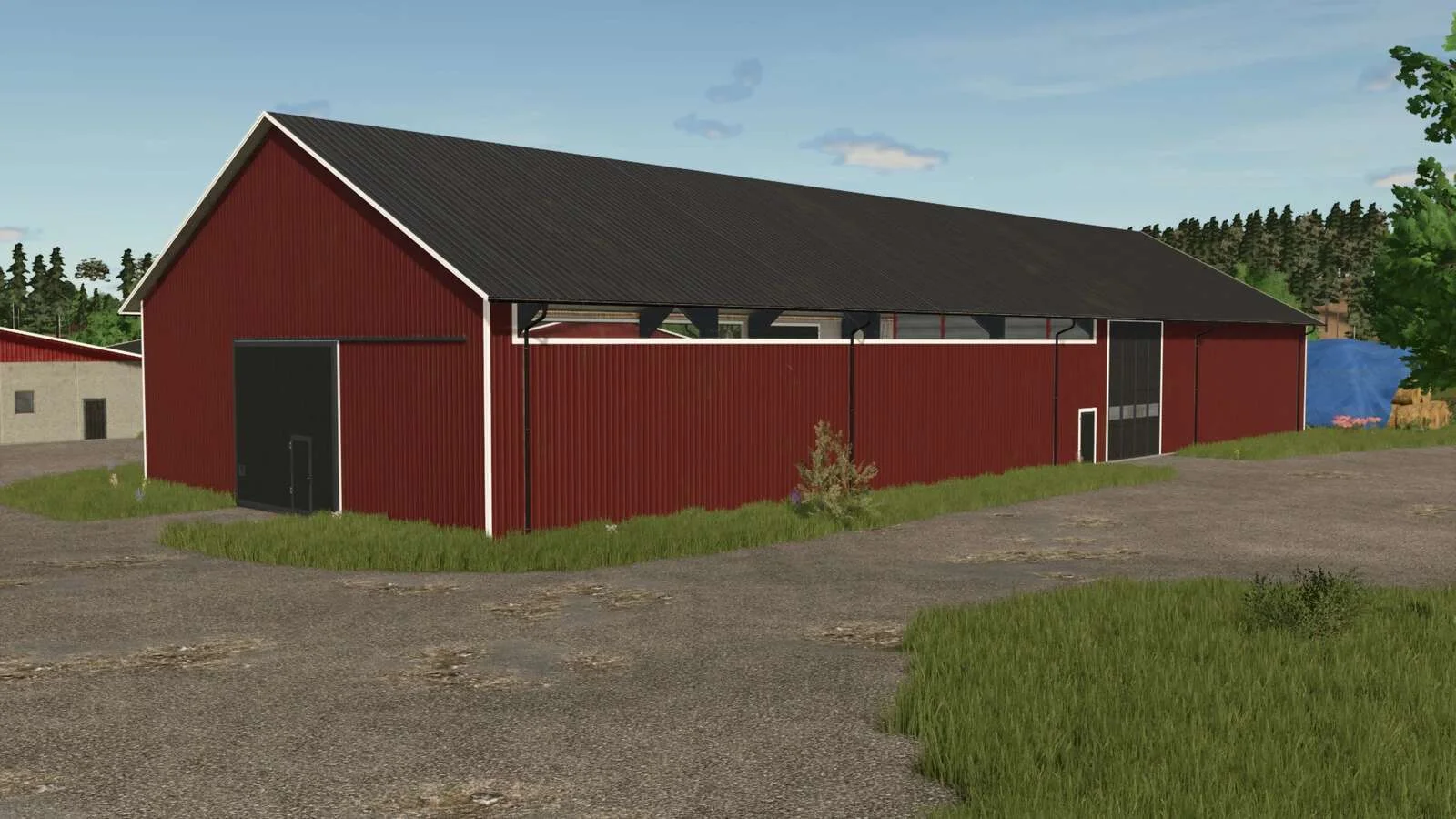 FS25 Grain Storage And Machinehall v1.0 Objects Mod FS25 Mod Free Download