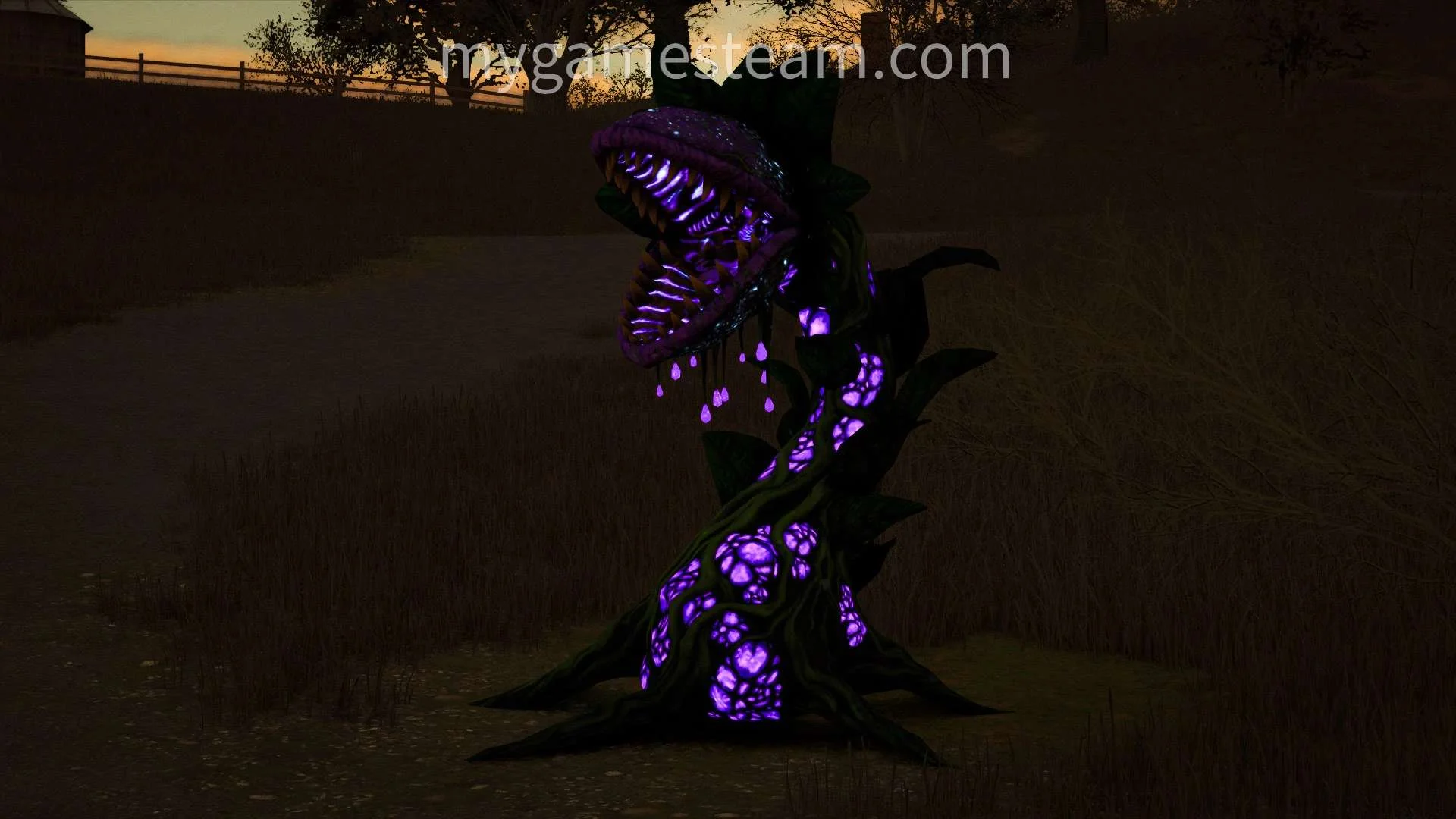 FS25 Halloween Monster Plant v1.0 Objects Mod FS25 Mod Free Download
