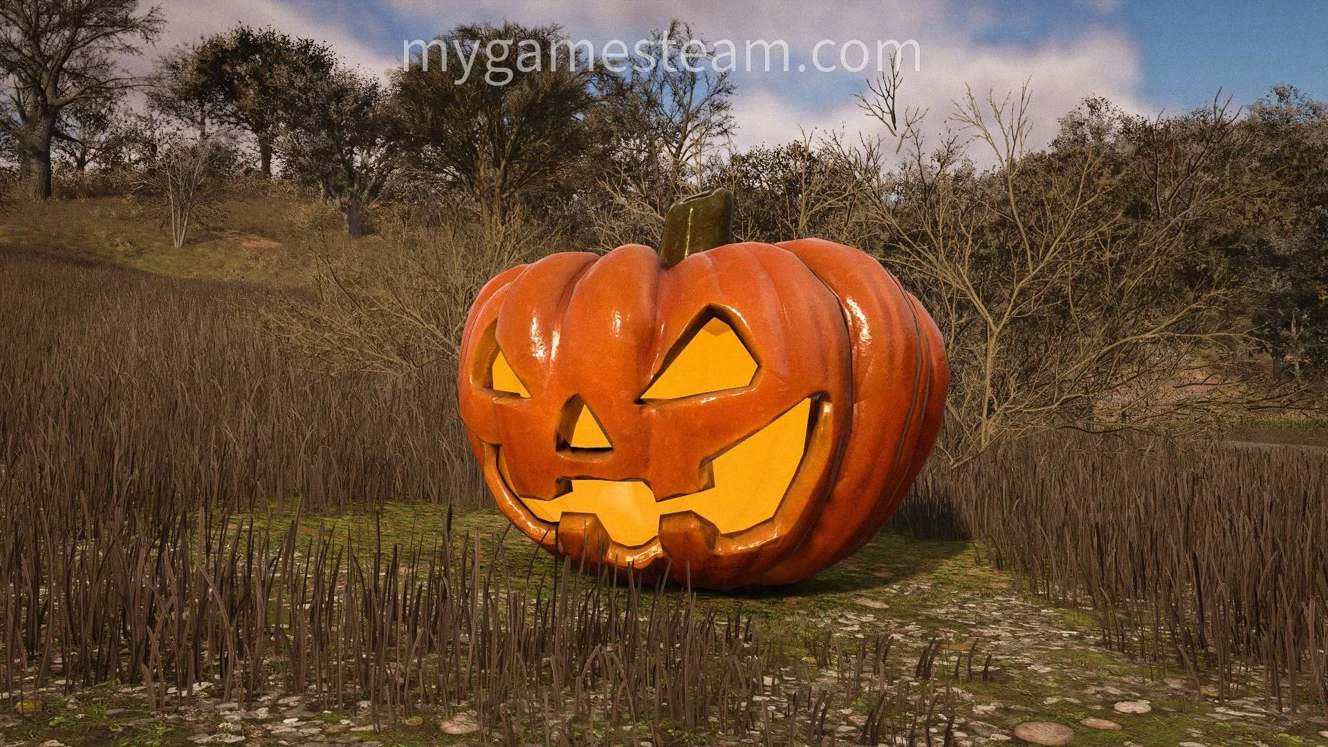 FS25 Halloween Pumpkin v1.0 Objects Mod FS25 Mod Free Download