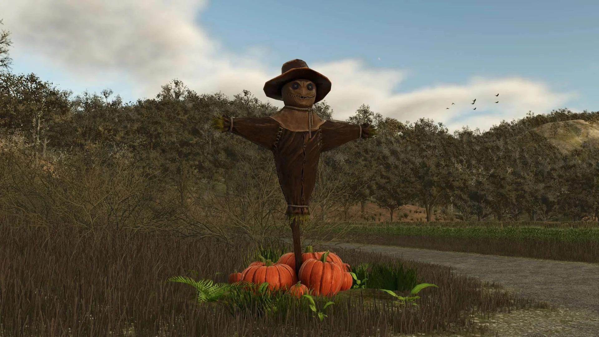 FS25 Halloween ScareCrow v1.0 Objects Mod FS25 Mod Free Download