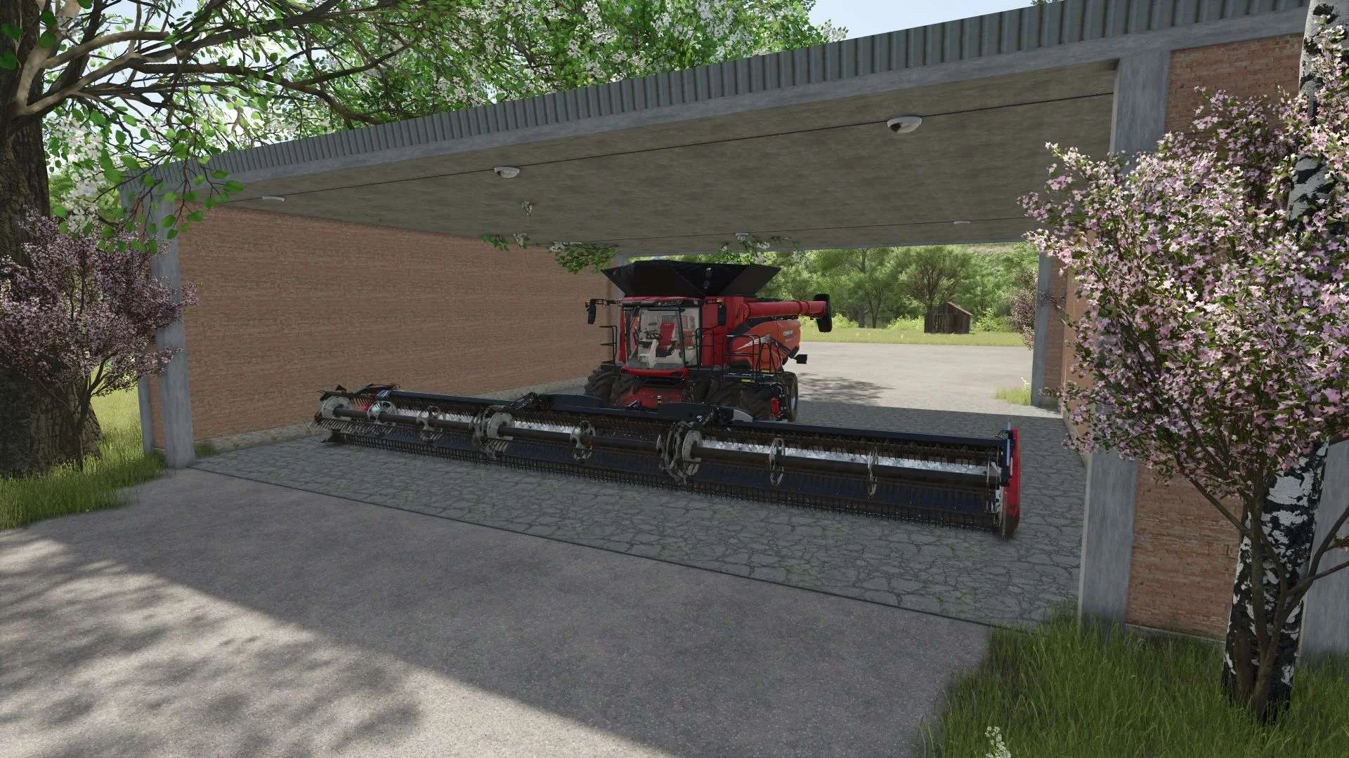 FS25 Harvester garage v1.0.0.1 Objects Mod FS25 Mod Free Download