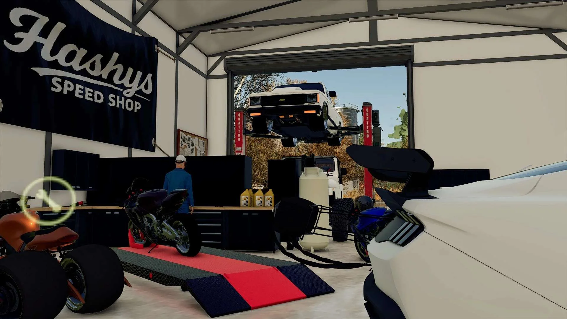 FS25 Hashy Speed Shop v1.0 Objects Mod FS25 Mod Free Download