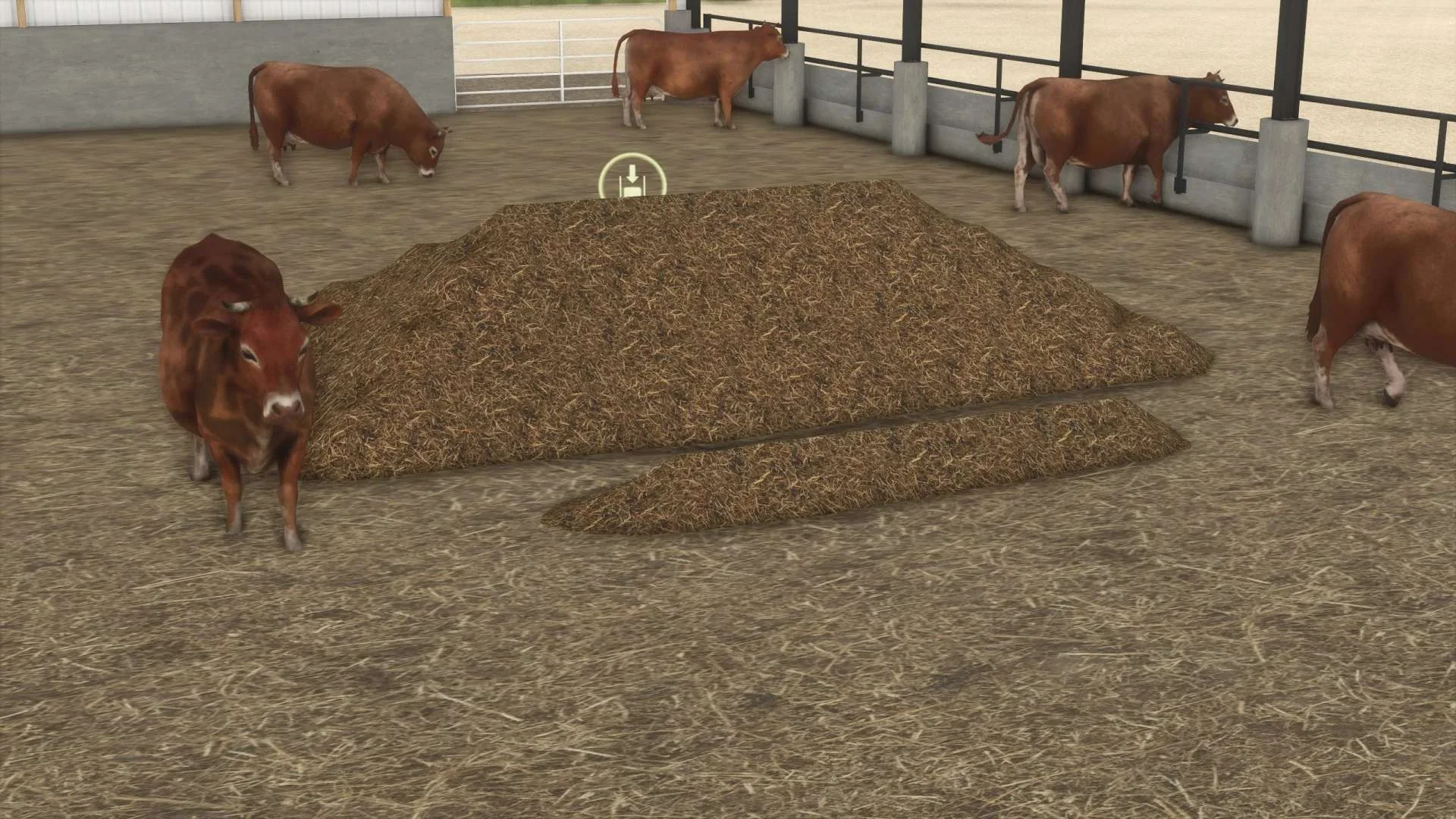 FS25 Hoop Cattle Barn v1.0 Objects Mod FS25 Mod Free Download