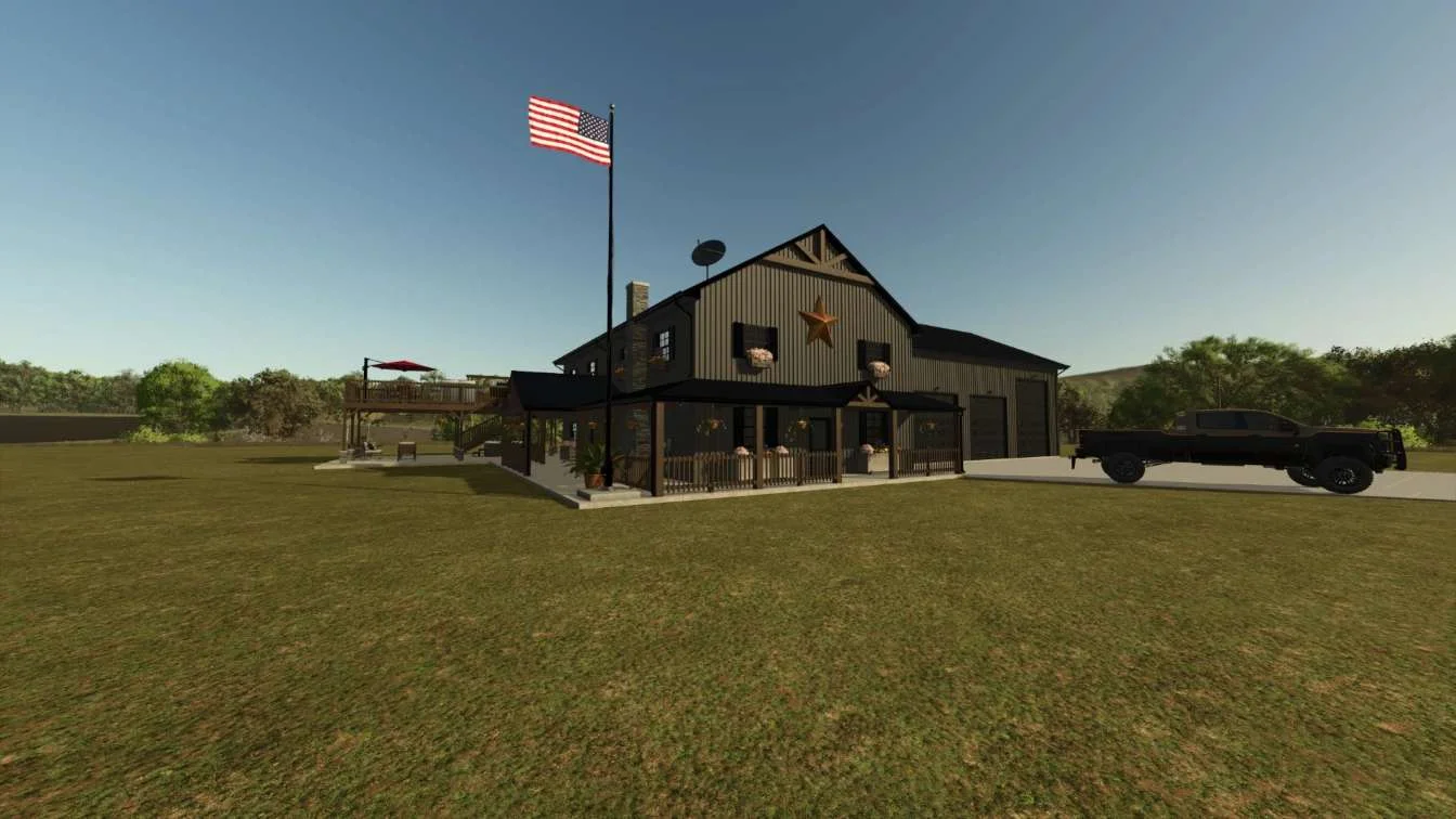 FS25 House 4Bed3Bath Style 3 v1.0 Objects Mod FS25 Mod Free Download