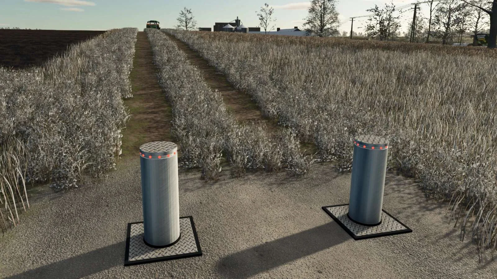 FS25 Hydraulic Bollards v1.0 Objects Mod FS25 Mod Free Download