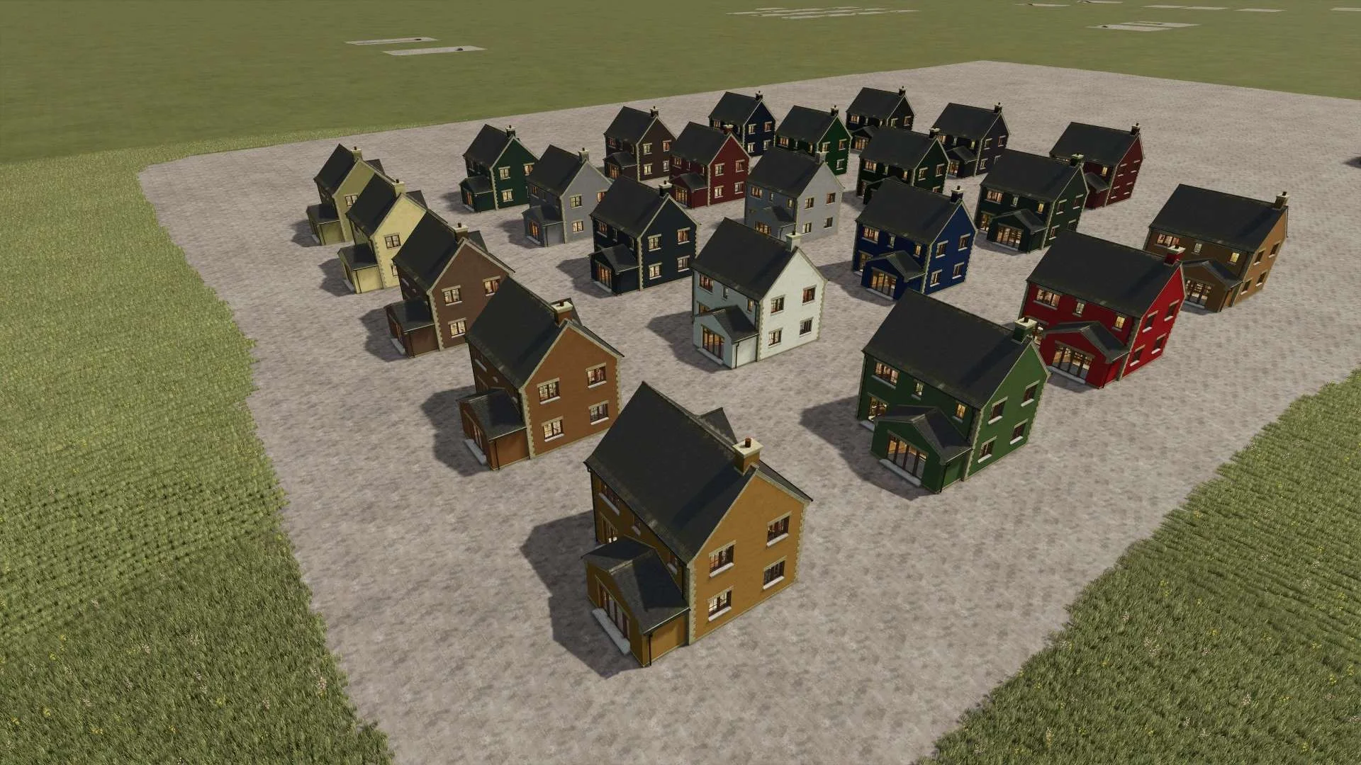 FS25 Irish Style Farm House Pack v1.0 Objects Mod FS25 Mod Free Download