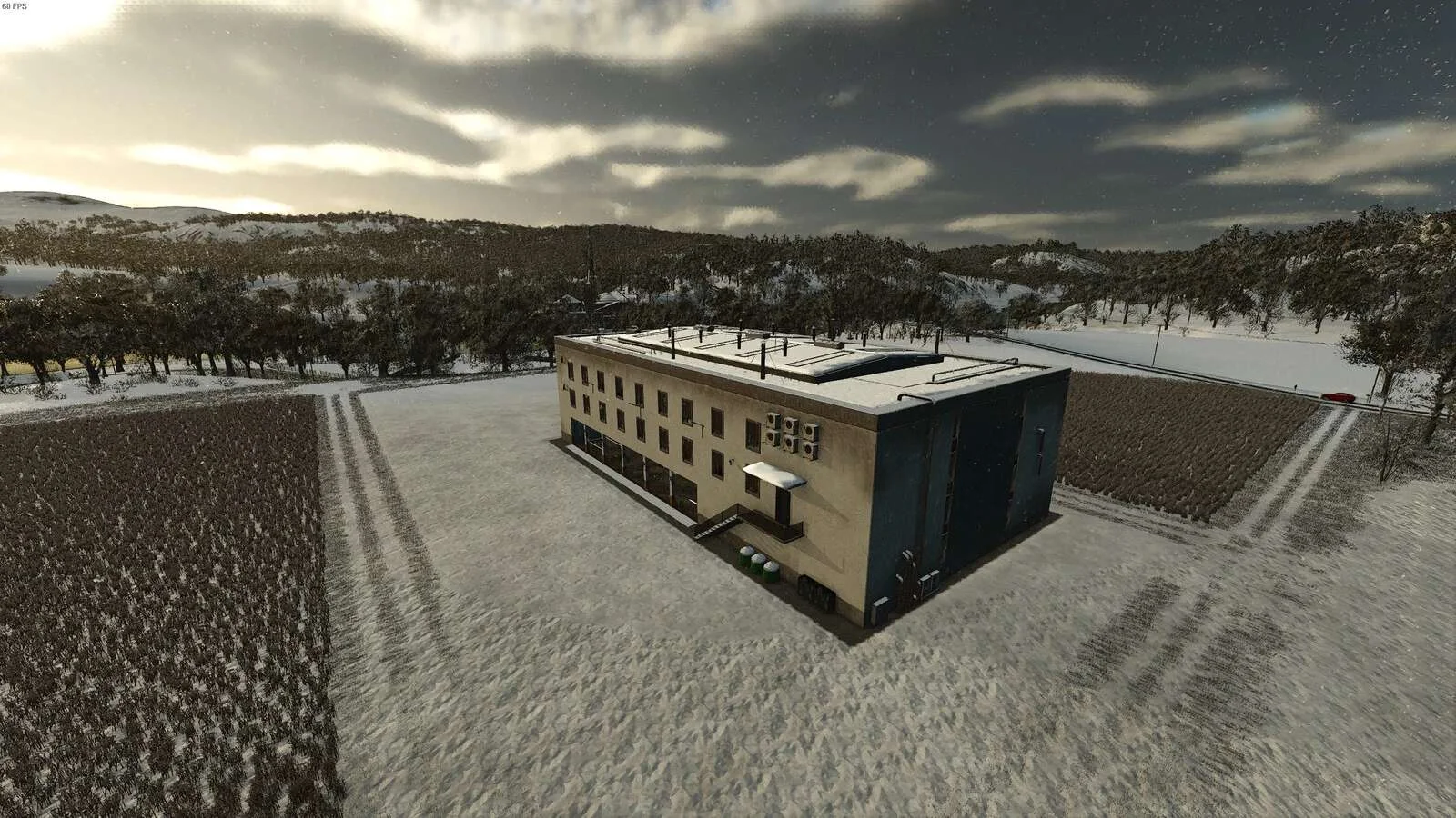 FS25 Large Decorative Building v1.0 Objects Mod FS25 Mod Free Download