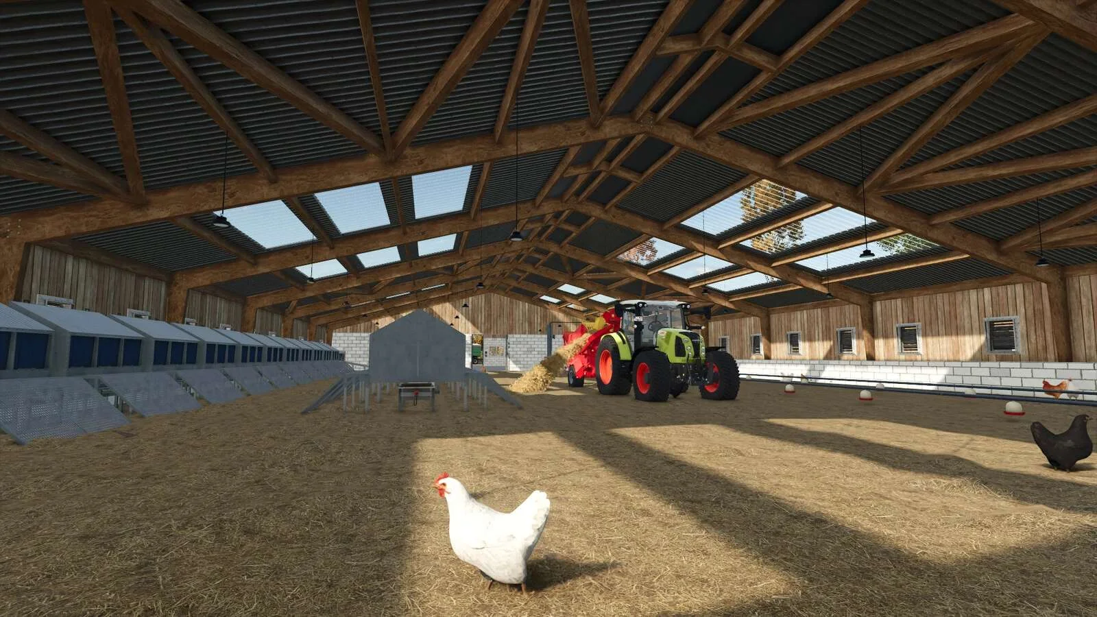 FS25 Large Old Chicken Coop v1.0 Objects Mod FS25 Mod Free Download