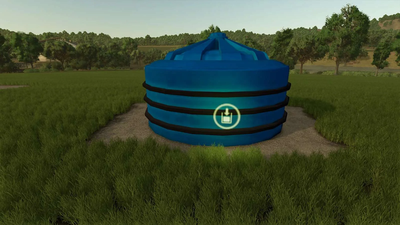 FS25 Large Water Tank v1.0 Objects Mod FS25 Mod Free Download