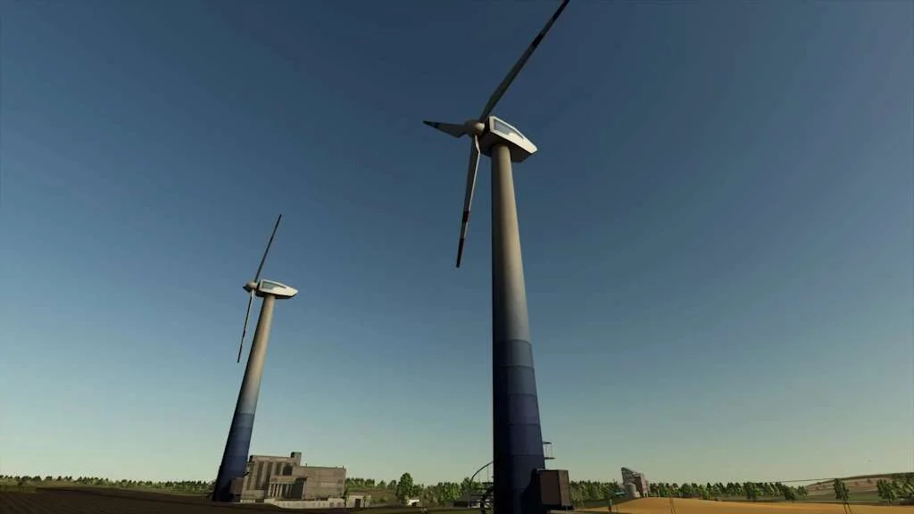 FS25 Large Wind Turbine v1.1 Objects Mod FS25 Mod Free Download
