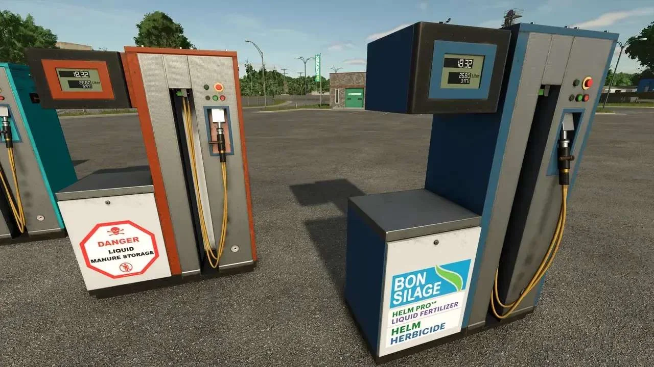 FS25 Liquid Filling Stations PBSMods v1.0 Objects Mod FS25 Mod Free Download