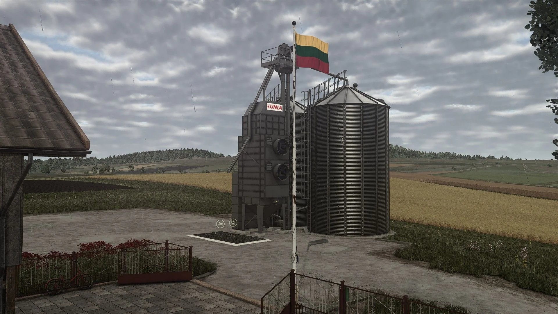 FS25 Lithuanian Flag V1.0 Objects Mod FS25 Mod Free Download