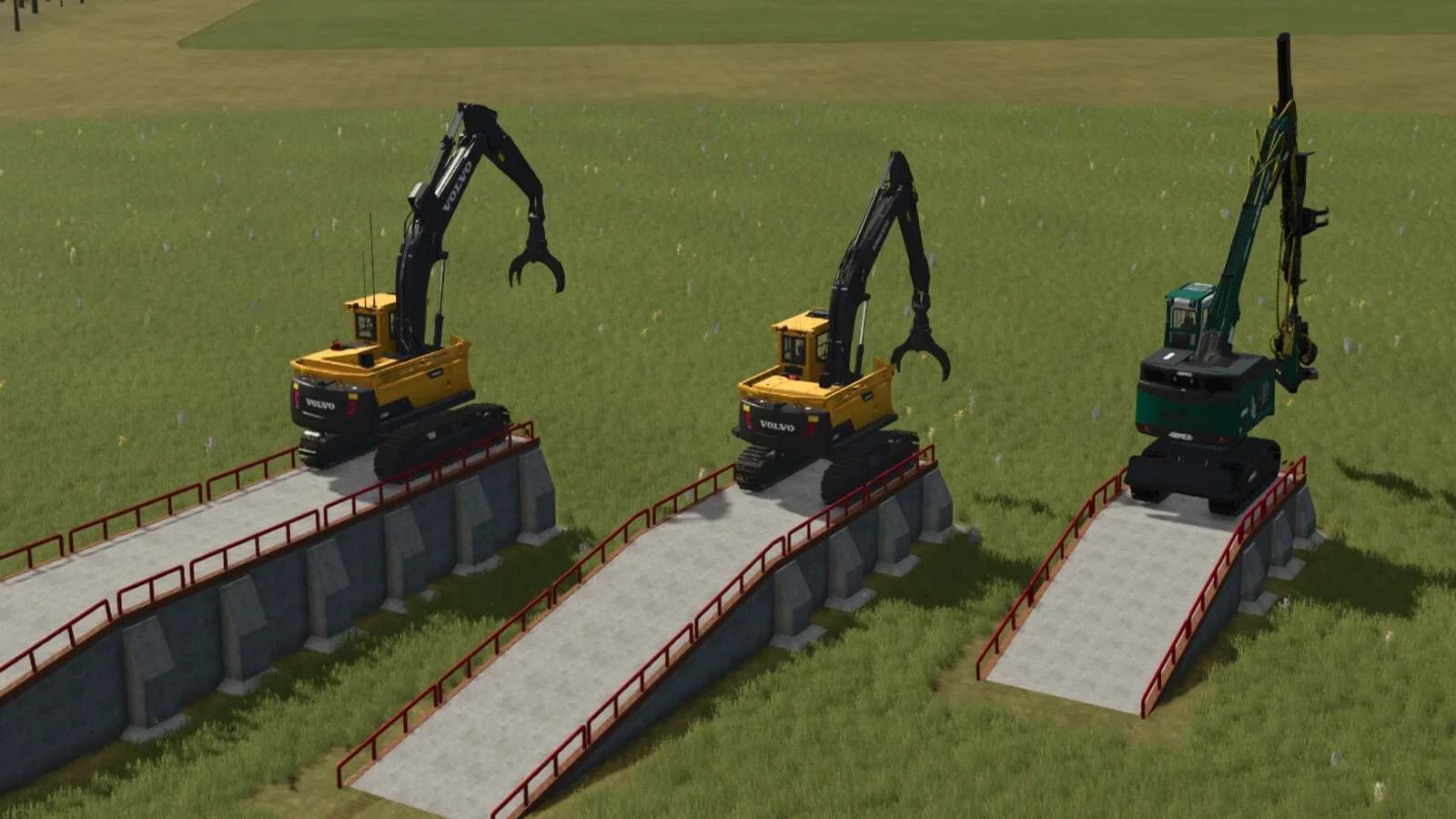 FS25 Loading Platforms v1.0 Objects Mod FS25 Mod Free Download