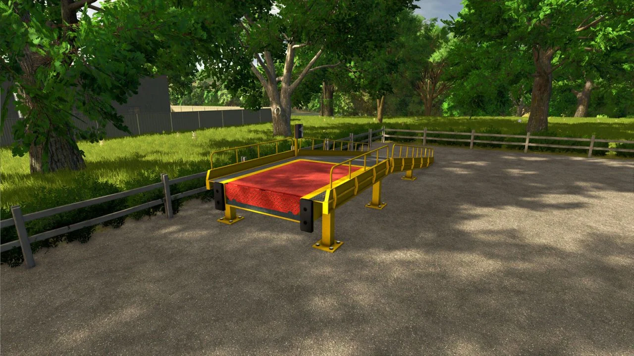 FS25 Loading Ramp With Dock Leveler V1.0 Objects Mod FS25 Mod Free Download