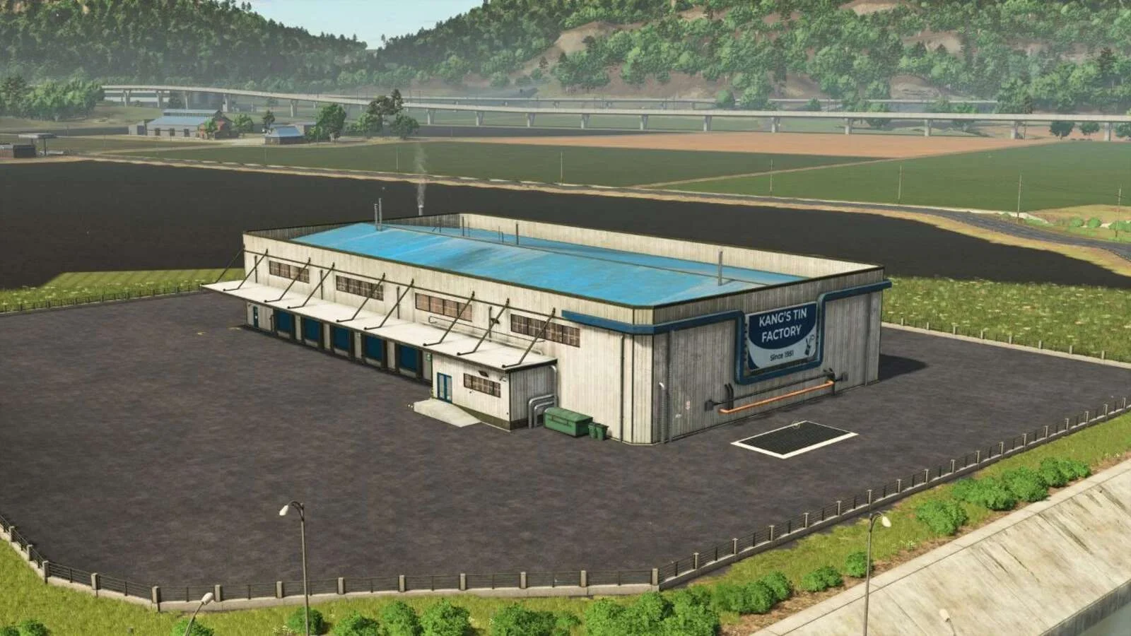 FS25 Logistics Center v1.1 Objects Mod FS25 Mod Free Download