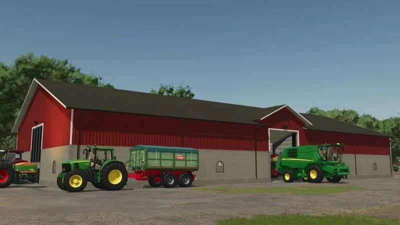 FS25 Machine hall 20×50 v1.0 Objects Mod FS25 Mod Free Download