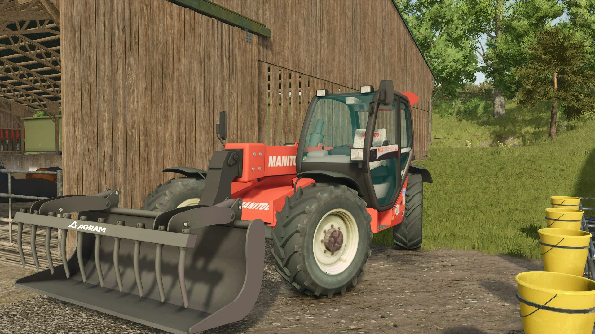 FS25 Manitou MLT 735 (placeable) V1.0 Objects Mod FS25 Mod Free Download