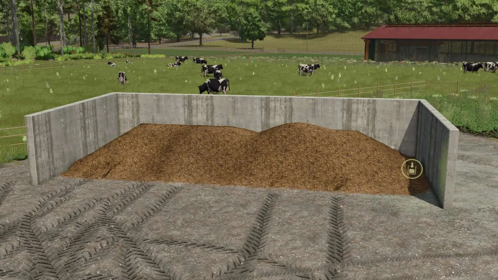 FS25 Manure Heap 12x6m v1.0 Objects Mod FS25 Mod Free Download