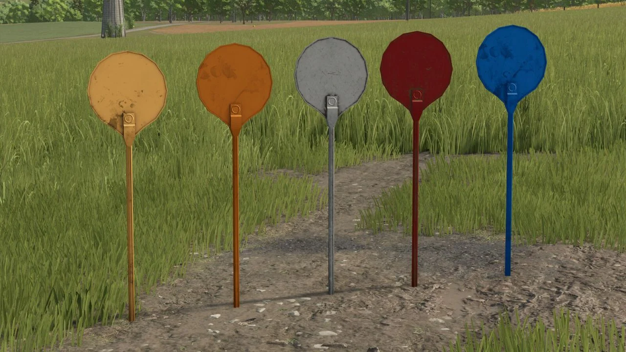 FS25 Marker Stakes V1.0 Objects Mod FS25 Mod Free Download