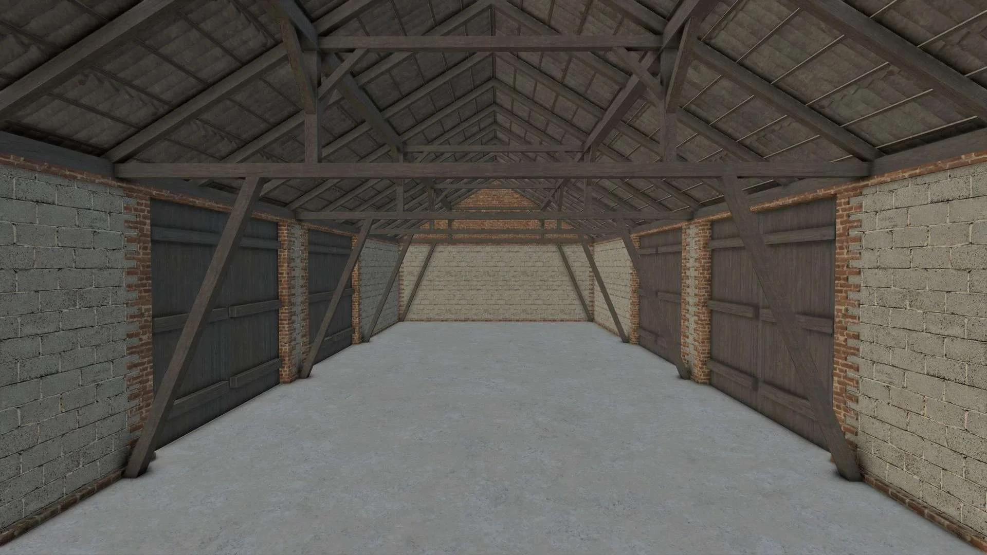 FS25 Medium Polish Barn v1.0 Objects Mod FS25 Mod Free Download