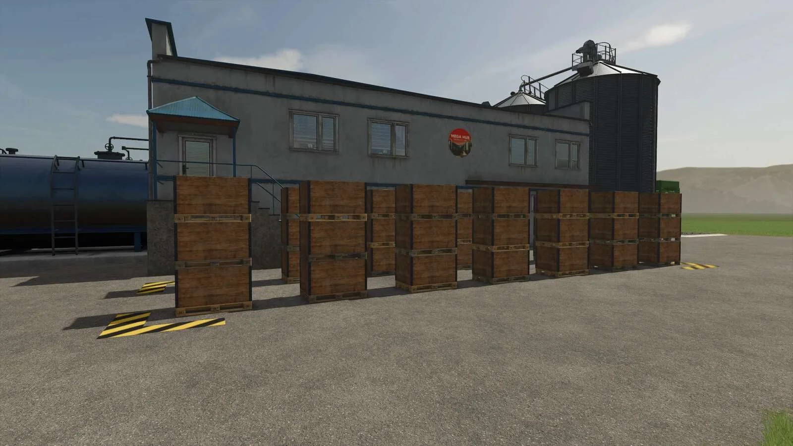FS25 Mega Hub Production v1.0 Objects Mod FS25 Mod Free Download
